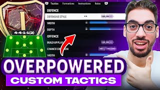 INSANE AI MOVEMENT 200 META 44112 FORMATION amp CUSTOM TACTICS  FC 24 ULTIMATE TEAM [upl. by Caldera]