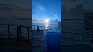 Awakening to Paradise Stunning Sunrise at Sunsiyam Water Villa with Pool Maldives [upl. by Airehs211]