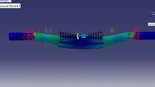 WHEEL SHAFT SIMULATION FEM CATIA [upl. by Lightfoot]