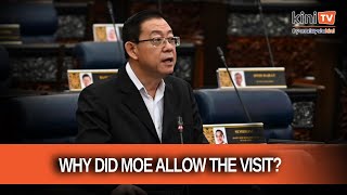 Why did the Education Ministry host Talibanled deligation  Guan Eng [upl. by Ellenar]