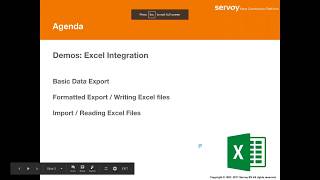 Servoy and Excel  Importing and Exporting data [upl. by Nattirb]