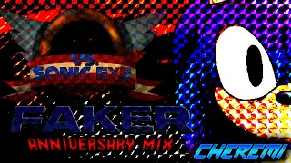 Faker Anniversary Mix  Friday Night Funkin Vs Sonicexe [upl. by Hgielyk]