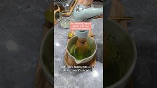 How to whisk matcha without wrist pain [upl. by Otina]