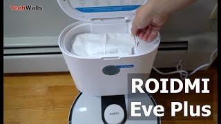 ROIDMI Eve Plus Robot Vacuum with SelfEmptying Dustbin  Unboxing Setup and Testing [upl. by Elconin179]