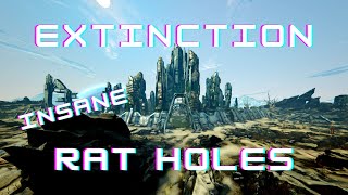 Top 7 Insane Rat Holes On Extinction  Ark [upl. by Swart]