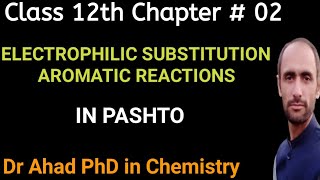 ELECTROPHILIC AROMATIC SUBSTITUTION REACTIONS  CLASS 12TH  DR AHAF6 [upl. by Etnahsal]