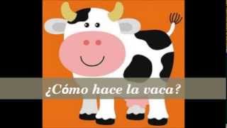 Los sonidos onomatopéyicos de los animales VIDEO EDUCATIVO [upl. by Ylim]