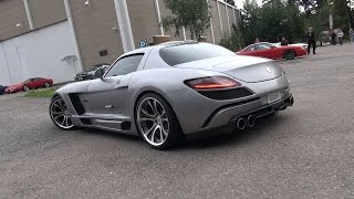 FAB Design Mercedes SLS Gullstream  Exhaust Sound and Acceleration [upl. by Nifares]