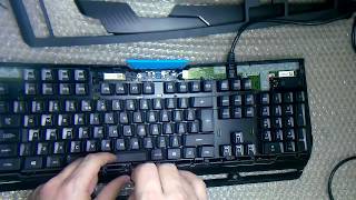 How to Open the Logitech G910 Orion Spectrum RGB Mechanical Keyboard [upl. by Harbed668]