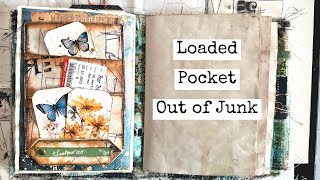 Making Ephemera out of JunkLoaded PocketJunk Journal Snacks [upl. by Aibara]