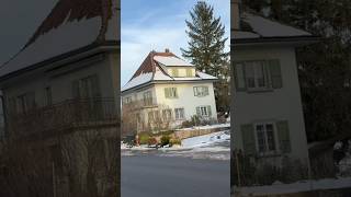 Beautiful house is on our way Village Switzerland village suisse travel [upl. by Hyo]