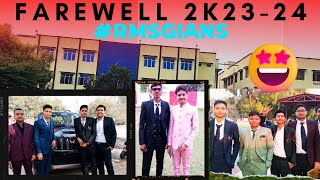 Farewell vlog 2K2324 RMSG Public School chirgaon jhansifarewell class12thfarewellvlog [upl. by Ramsey115]