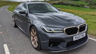 New BMW M5 CS  Fastest 060 Ive Ever Tested  4K [upl. by Ahsineb445]