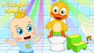 Andare in Bagno Ora NUOVA Canzone  Canzoni per Bambini con Piccoli Amici [upl. by Nedak]