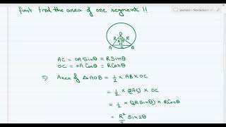 Area of circle Proof using polygon method [upl. by Hogen]