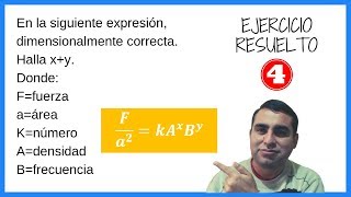 Ejercicios resueltos de ecuaciones dimensionales homogéneas [upl. by Newby]