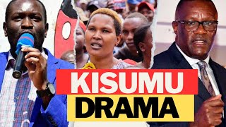 Drama in KISUMU as crowds Walks out with Sifuna REJECTING UDA reading Ruto Speech [upl. by Eetnom]