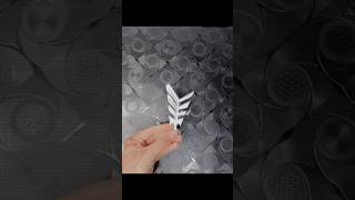 How to cut a snowflake ❄️ snowflake design [upl. by Mcdowell]