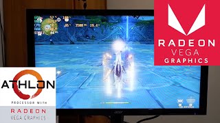 Radeon Vega 3 Genshin Impact  AMD Athlon 3000G16GB RAMSSD 240GB [upl. by Malca128]