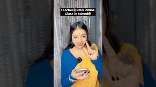 Aap kese lete ho  Online class😂onlineclasses schoollifecomedy onlinestudy teacherlife fy [upl. by Llessur]