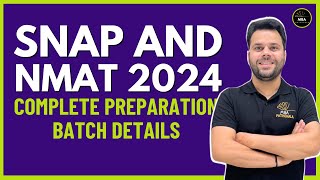 SNAP amp NMAT 2024 Complete Preparation Batch Details  MBA Pathshala [upl. by Massimo956]