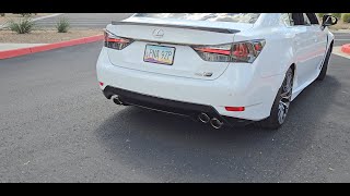 Borla SType Axle Back Exhaust Lexus GSF Sound clips and Installation [upl. by Hali]