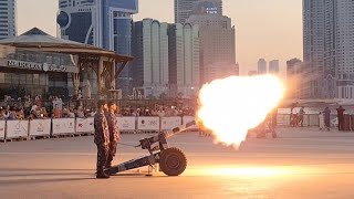 Ramadan cannon firing at sharjah Al Majaz Park [upl. by Gignac378]