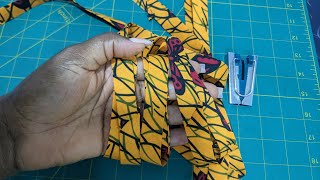 How to Make Continuous Bias Tape Bias Binding  Super Easy Sewing Tutorial [upl. by Onivla816]