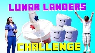 Lunar Lander Challenge with Janets Planet  Experiments for Kids [upl. by Sidwohl]