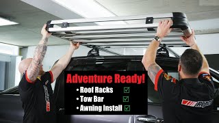 Getting The 4x4 Adventure Ready  Roof Racks Baskets Tow Bars amp Awning [upl. by Ressay492]