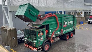 Wasteco Garbage Truck Front End Loader  Toronto [upl. by Aynekat847]