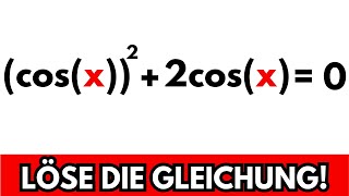 MATHE ABITUR AUFGABE LÖSE DIE GLEICHUNG 🤔📝 [upl. by Urion]