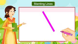 Slanting Lines  Patterns  Nursery [upl. by Elrebmik]