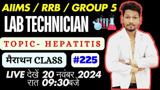 LABORATORY TECHNICIAN EXAM MCQS SERIES225 MERATHON LIVE CLASS AIIMS RRBGROUP  5microbiology [upl. by Sherie]