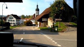 Postauto Zürich  Linie 215 Affoltern aA Bhf  Uitikon Dorf via Kelleramt  Solaris Urbino 18 [upl. by Ytiak318]