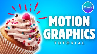 Motion Graphics Tutorial in Canva  Create Food Video Ads in Canva [upl. by Head]