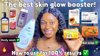 This is a game changer Use a cheap bar soap amp body wash together for enhanced skin glow cheap soap [upl. by Kesley276]