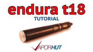 Endura T18 by Innokin TUTORIAL [upl. by Nylinej]