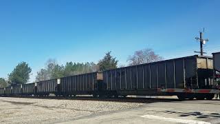 NS hoppers with a CN leader at the 1216 milepost Nottoway County VA 03132019 [upl. by Lolly]