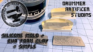 Silicone Mold  EVA Foam Clay  Simple [upl. by Enrobso]