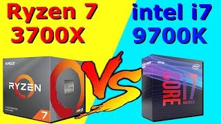 Ryzen 7 3700X vs i7 9700K  i7 9700K vs Ryzen 7 3700X  Ryzen 7 3700X Benchmark in GAMES [upl. by Studner]