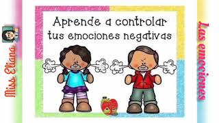 Aprende a controlar tus emociones negativas para niños [upl. by Htennek]