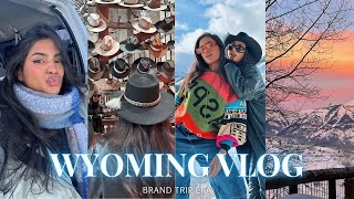 what the hell is in WYOMING ♡ were in our brand trip travel era lets hit the slopes babyy [upl. by Tutto]