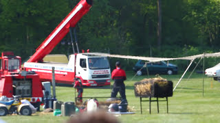 Scott May Stunt Show Human Cannon Ball Accident  Matt Cranch Death in Detling Kent 25 April 2011 [upl. by Aisak]