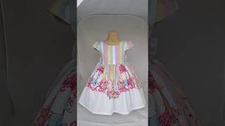 Vestido Infantil de Festa Unicórnio Luxo [upl. by Oiretule426]