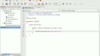 MonoDevelop  Video Tutorial de Introducción  prt1 [upl. by Maroj694]