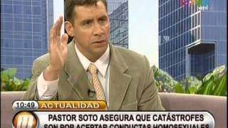 Javier Fernández indignado con declaraciones del pastor Soto sobre homosexuales [upl. by Hannis]