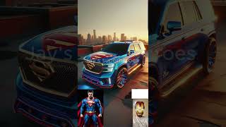 quotSuperheroes and Their Epic Luxury Suvs 🚙💥quot shorts viralshorts avengers marvel suv [upl. by Harbard177]