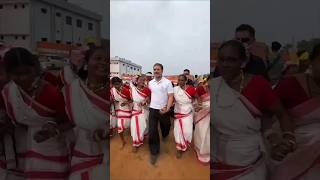 Rahul Gandhi Jharkhand Mein Nritya Kiya viralshortvideo rahulgandhi shortvideo shortscongress [upl. by Hanni794]