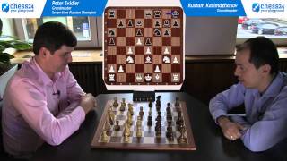 Svidler challenges Kasimdzhanov to 3minute blitz [upl. by Saxen]